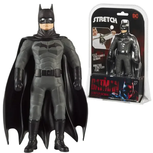 Stretch: Mini Batman figura allungabile 18 cm immagine 4