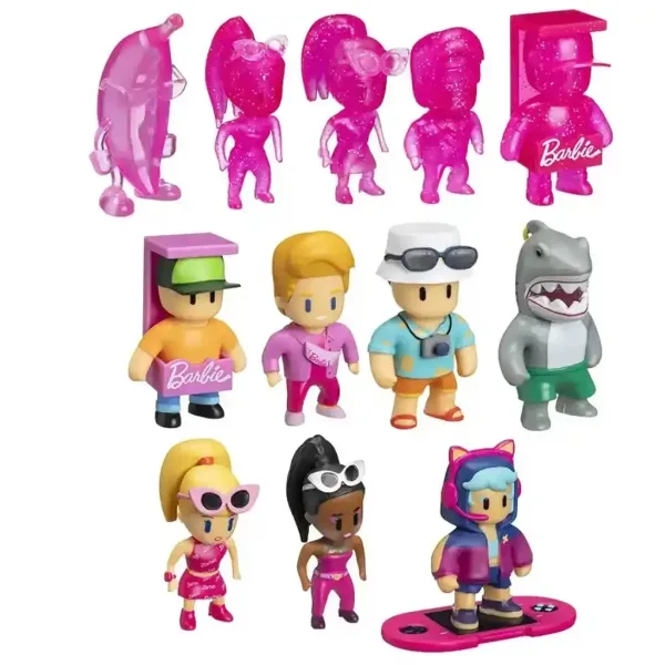 Stumble Guys x Barbie sorpresa minifigura in scatola immagine 2