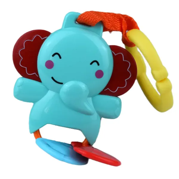 Sun Baby: Elefante allegro sonaglio e massaggiagengive per bambini senza BPA immagine 2