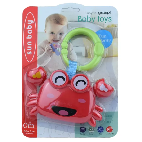 Sun Baby: Granchietto allegro sonaglio per bebè senza BPA immagine 3