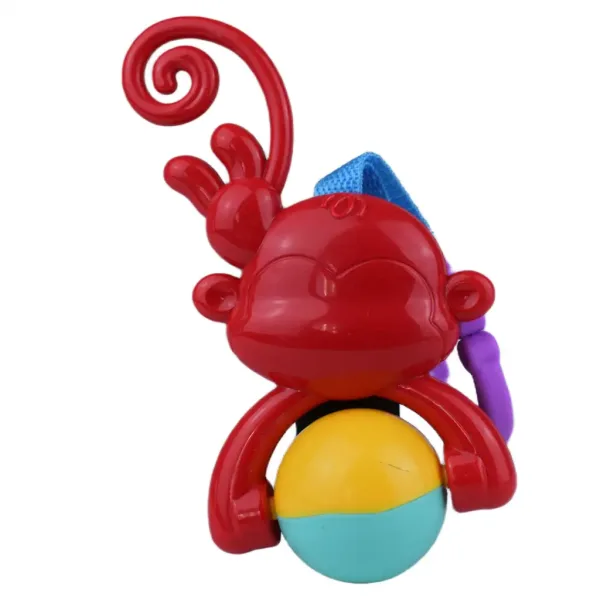 Sun Baby: Scimmietta allegra con sonaglio senza BPA e sfera rotante immagine 3