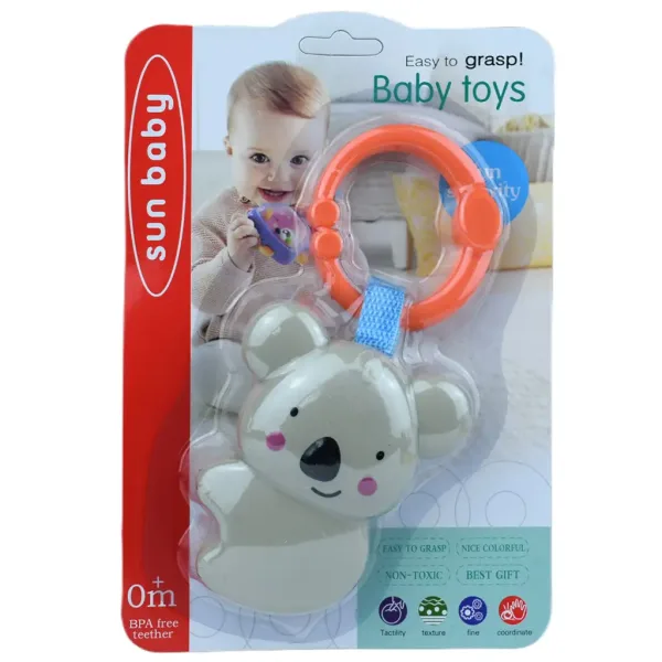 Sun Baby: Sonaglio per bebè senza BPA con koala allegro immagine 3