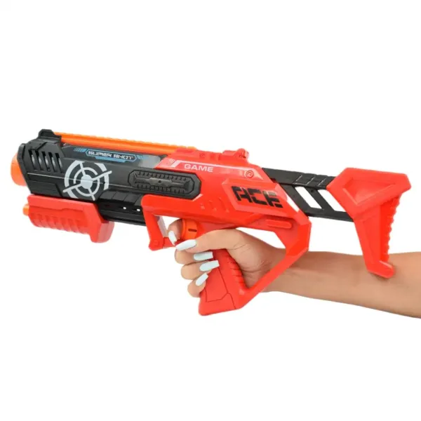 Super Shoot: Fucile manuale spara-spugne con proiettili 47cm immagine 4