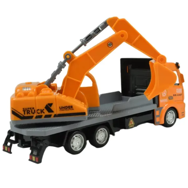 Super Truck: Camion escavatore a volano 19cm immagine 3