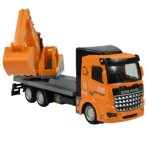 Super Truck: Camion escavatore a volano 19cm immagine 4
