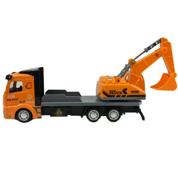 Super Truck: Camion escavatore a volano 19cm immagine 5