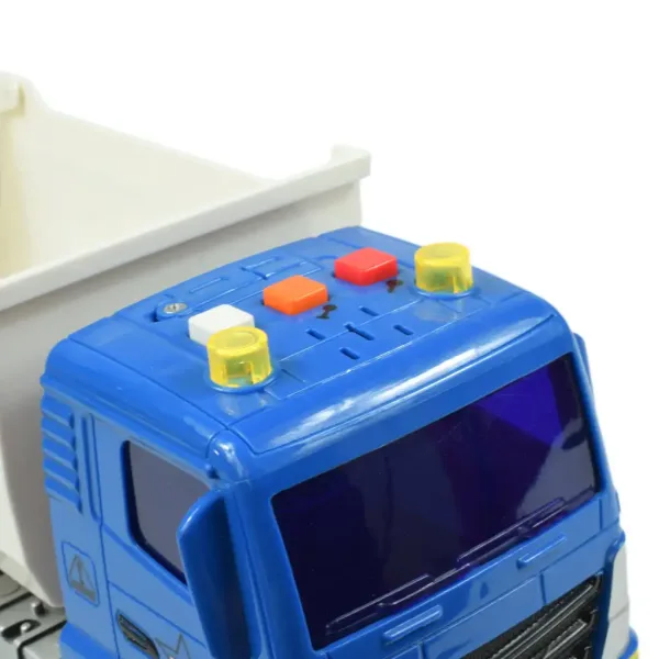 Super Truck: Camioncino blu a volano 23 cm immagine 5