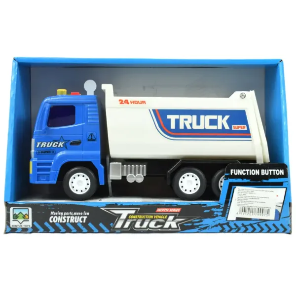 Super Truck: Camioncino blu a volano 23 cm immagine 6