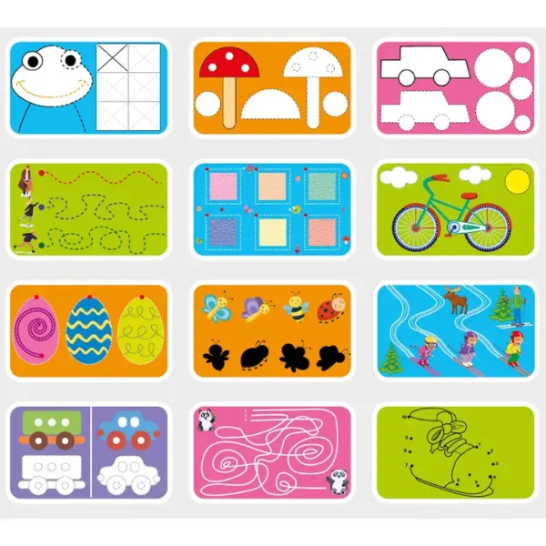 Sviluppo precoce giocoso – Carte di sviluppo per bambini di 3-5 anni immagine 2