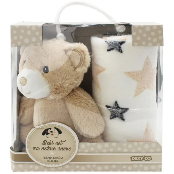 SweetDreams: Coperta e orsetto di peluche color marrone immagine 1