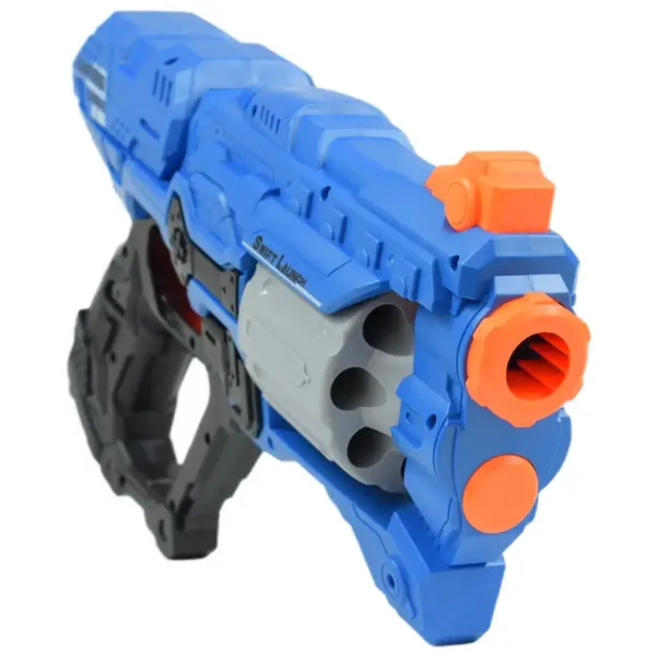 Swift Launcher: Lanciagranate manuale a tamburo con proiettili in spugna e bersaglio 32cm immagine 3