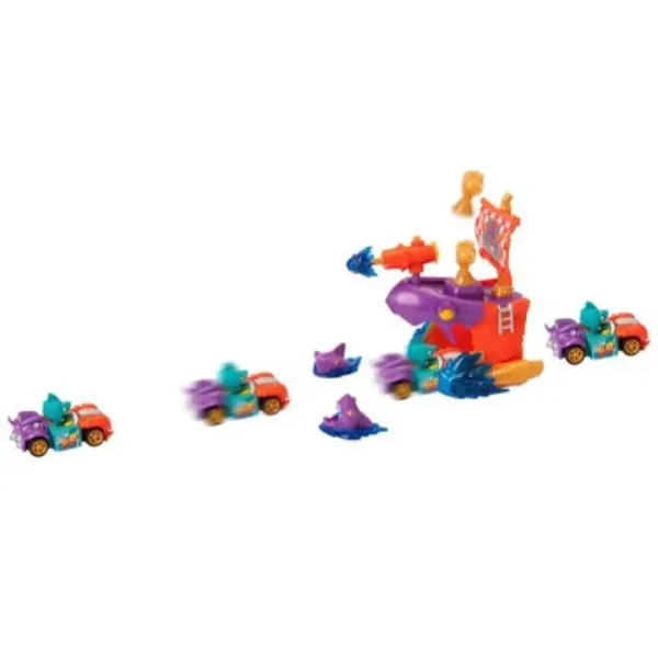 T-Racers: Attacco dei pirati con set di gioco squali immagine 2