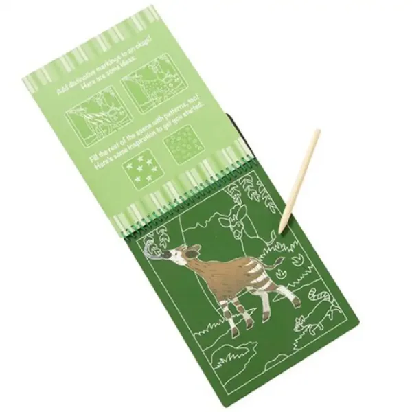 Taccuino da disegno safari - Melissa & Doug immagine 3