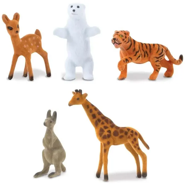 Tappeto da gioco Habitat degli animali con figure di animali 200x150cm - Melissa & Doug immagine 3