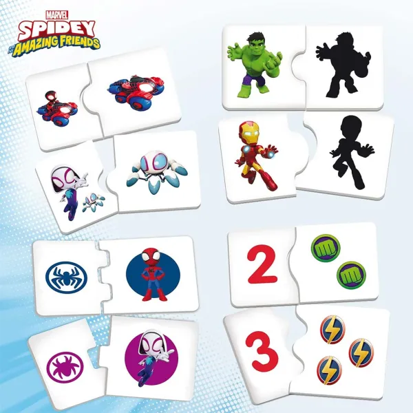 Tavolino da gioco Spidey con 10 giochi educativi - Lisciani immagine 3