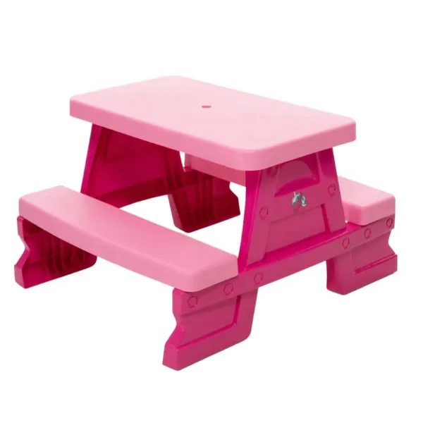 Tavolo da picnic rosa 70x79x47cm immagine 2