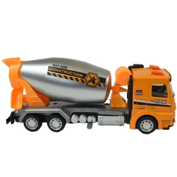 Team di Servizio: Camion a inerzia da costruzione con luci e suoni in diverse varianti 20cm immagine 11