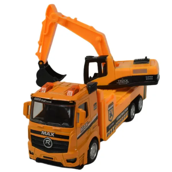 Team di Servizio: Camion a inerzia da costruzione con luci e suoni in diverse varianti 20cm immagine 15
