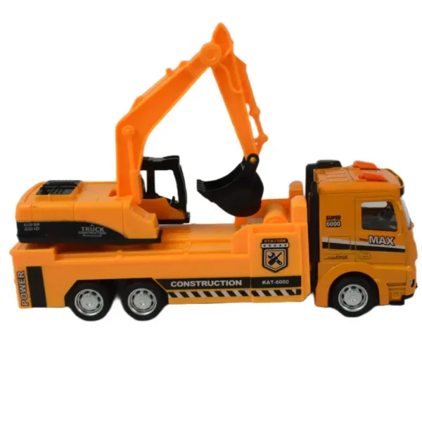 Team di Servizio: Camion a inerzia da costruzione con luci e suoni in diverse varianti 20cm immagine 16