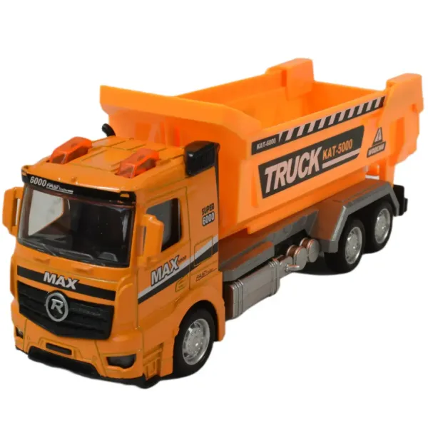 Team di Servizio: Camion a inerzia da costruzione con luci e suoni in diverse varianti 20cm immagine 3