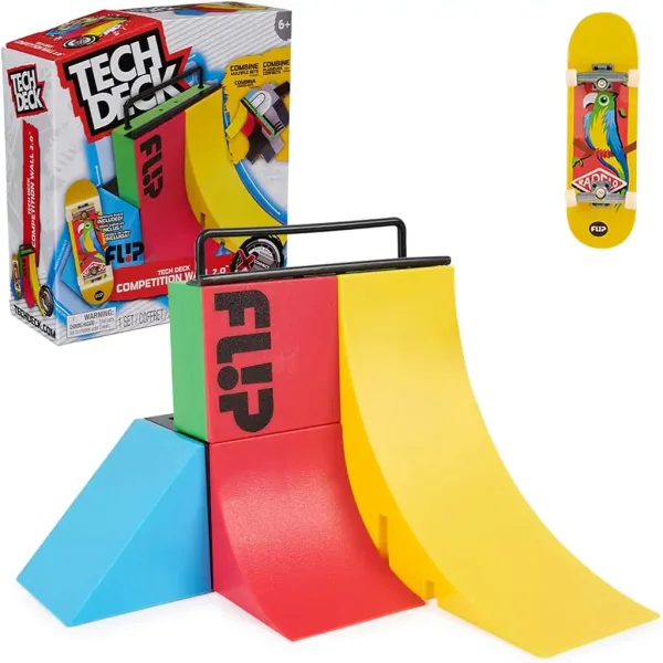 Tech Deck: Set da competizione Wall 2.0 con skateboard da dito speciale - Spin Master immagine 2