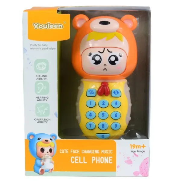 Telefono giocattolo divertente per bambini in due versioni con suoni e luci immagine 4