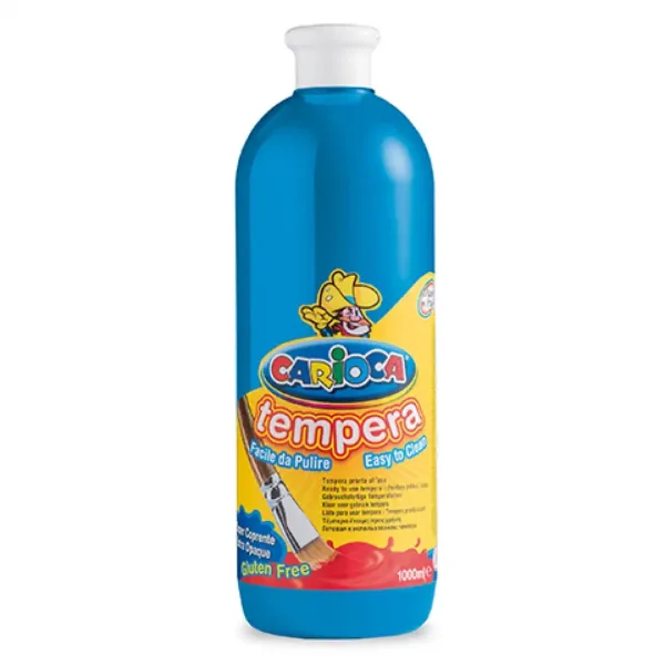 Tempera color ciano 1000ml - Carioca immagine 1