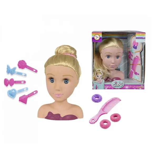 Testa da parrucchiere bionda con accessori - Simba Toys immagine 2