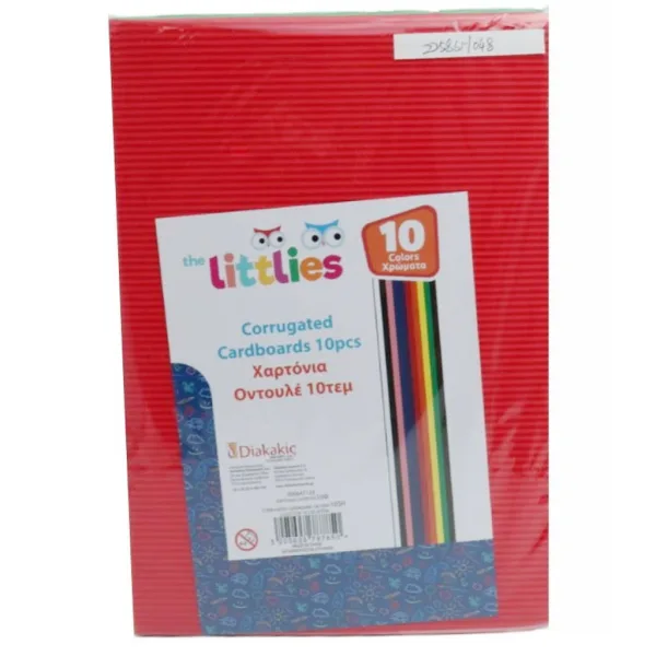 The Littlies - carta ondulata colorata, confezione da 10 pezzi, formato A4 immagine 1