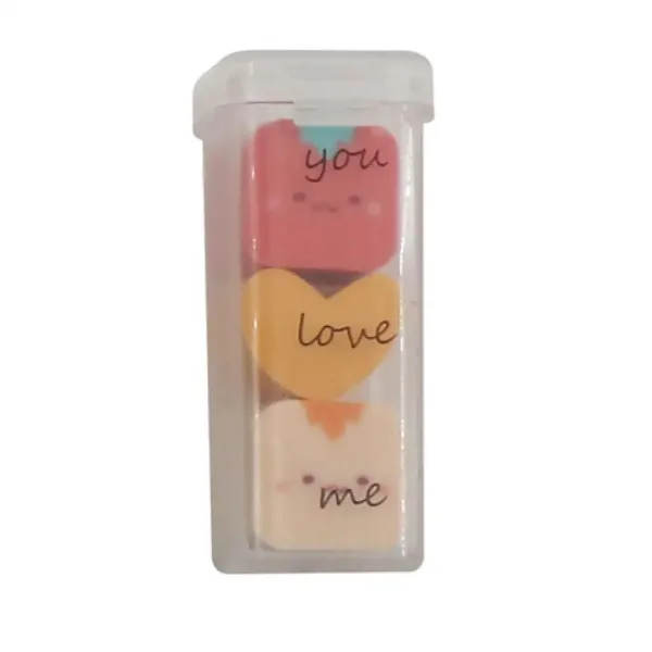The Littlies: Set di 3 gomme colorate immagine 2