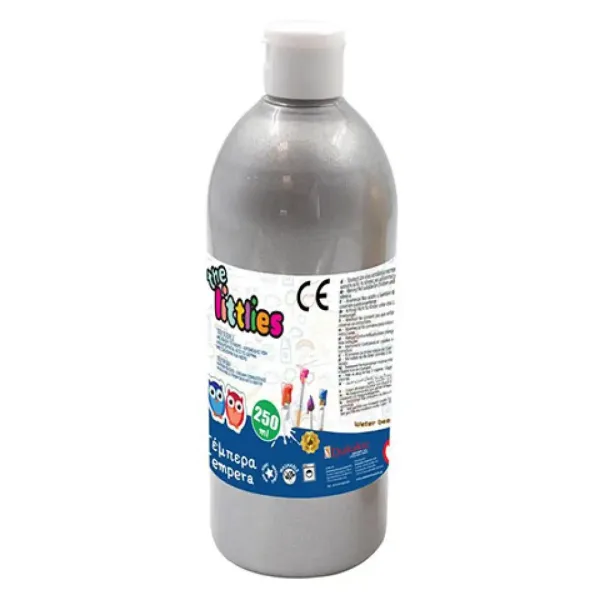 The Littlies: Tempera color argento 250 ml immagine 1