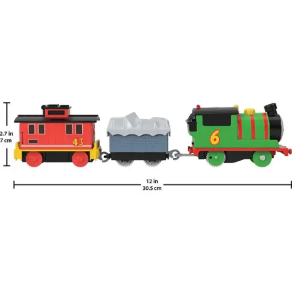 Thomas e i suoi amici: Set di gioco motorizzato Percy - Mattel immagine 3