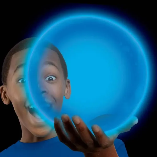 Tiny Wubble bolla blu che si illumina al buio 30cm immagine 2