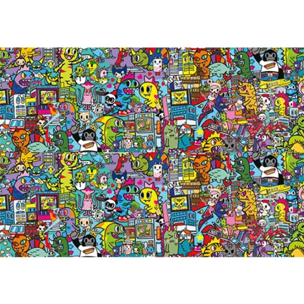 Tokidoki 1000 pezzi puzzle panoramico - Clementoni immagine 2