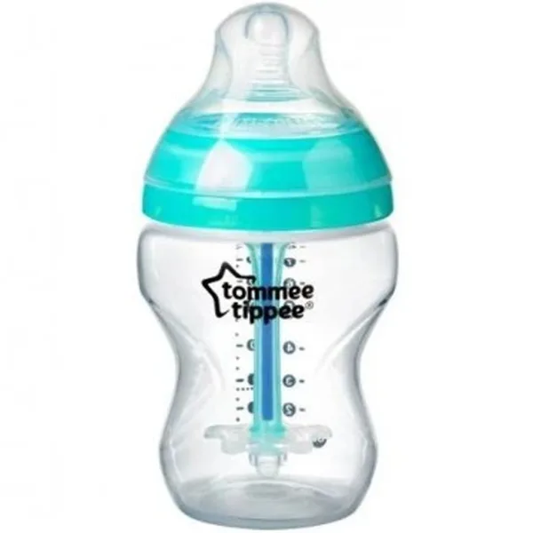 Tommee Tippee: Biberon Advanced ANTI-COLIC turchese 260 ml (0 mesi+) immagine 2