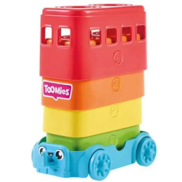 Tomy: Toomies - Set di gioco autobus a due piani con uova cucù immagine 2