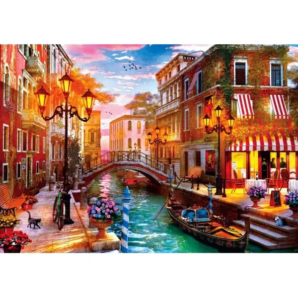 Tramonto a Venezia puzzle compatto da 500 pezzi HQC - Clementoni immagine 2