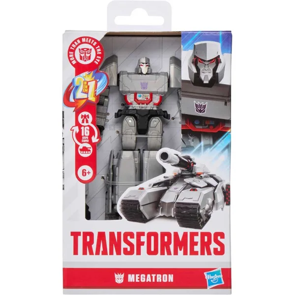 Transformers: Core Prime Changers - Figura di Megatron da 12,5 cm – Hasbro immagine 1