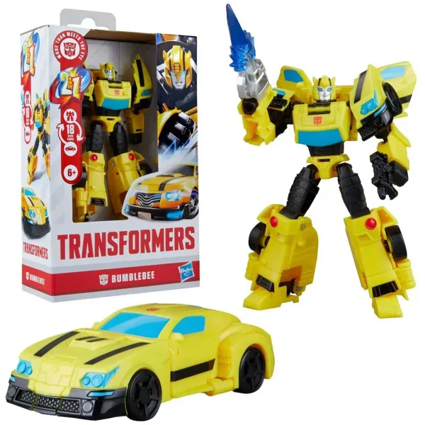 Transformers: Core Prime Changers Bumblebee Spaziale figura 12,5 cm - Hasbro immagine 1