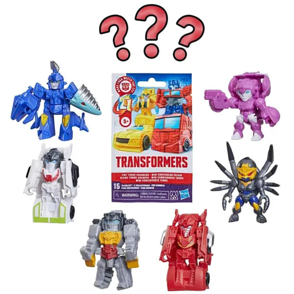 Transformers: Tiny Turbo Changers — figure a sorpresa che si trasformano rapidamente - Hasbro immagine 1