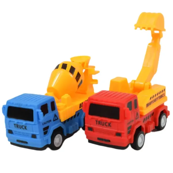 Truck Working: set di giocattoli da costruzione a 7 pezzi con auto, veicoli e accessori a volano immagine 3
