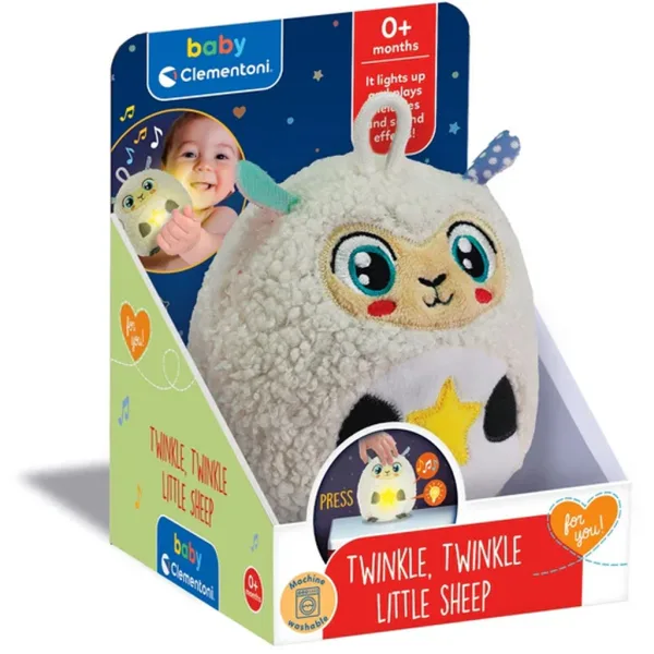Twinkle-twinkle pecorella interattiva per bebè - Clementoni baby immagine 1