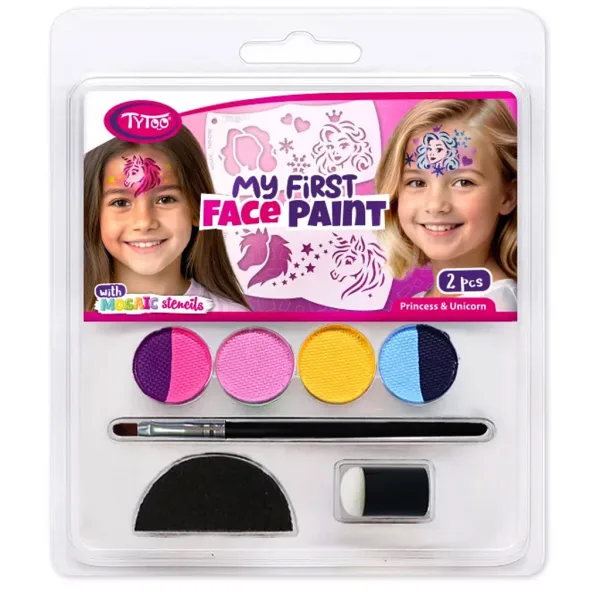 TyToo: Il mio primo set per pittura sul viso - Principesse e Unicorni immagine 1