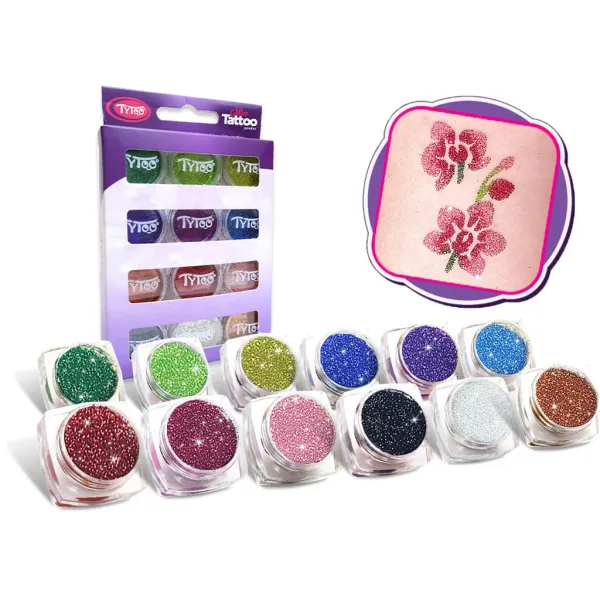 TyToo: Set di glitter colori base 12x2,5ml immagine 2