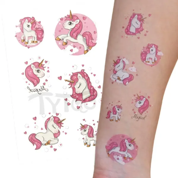 TyToo: Tatuaggio adesivo con unicorno immagine 1