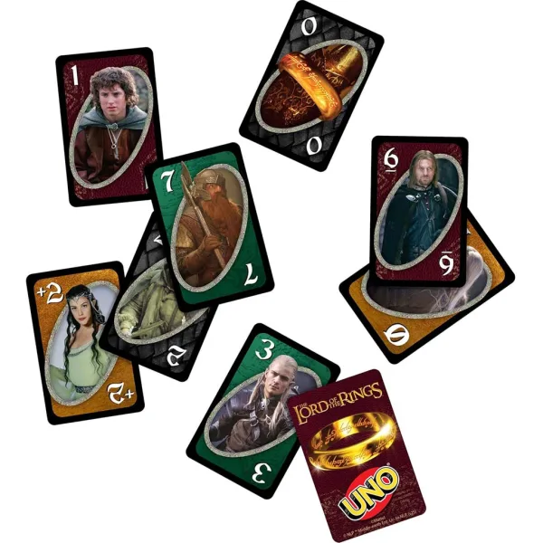 UNO Il Signore degli Anelli gioco di carte - Mattel immagine 4