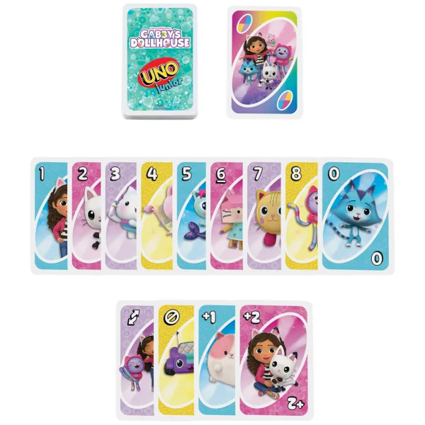 UNO Junior: La casa di Gabi - gioco di carte - Mattel immagine 3