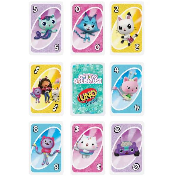 UNO Junior: La casa di Gabi - gioco di carte - Mattel immagine 4