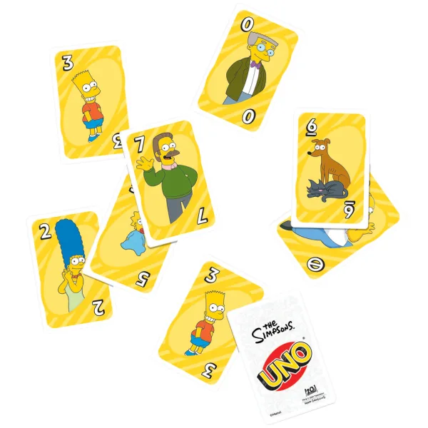 UNO Simpson gioco di carte - Mattel immagine 3