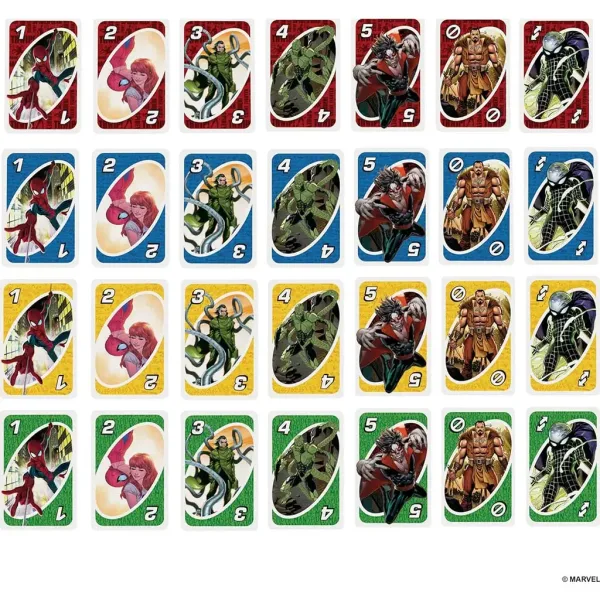 UNO carte Spider-Man - Mattel immagine 3